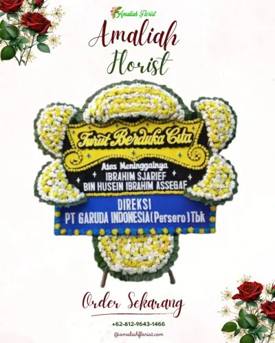 Papan Bunga Duka di Tianyar